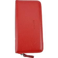 Karalı  Deri Kadın Cüzdanı