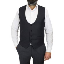 Mentor Regalo 50257 Büyük Beden Yelek Erkek Füme