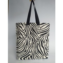Ayşemce, Omuz, El, Alışveriş Çantası, Zebra Desenli