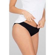 Kom Desensiz Koton Modal Kadın Slip Külot Basic Bikini 2'li