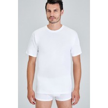 Kom Eduardo Bisiklet Yaka 2 li Erkek Tshirt