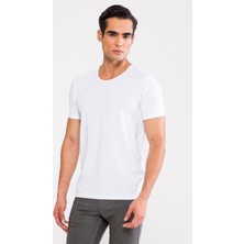 D'S Damat Trendy Bisiklet Yaka T-Shirt