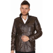 Derimont Deri Erkek Micheal Casual Deri Ceket