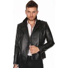 Derimont Deri Erkek İngiliz Spor Deri Mont