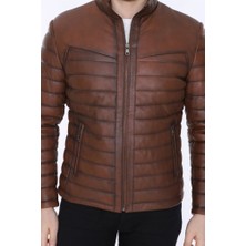 Derimont Deri Erkek Deri Mont Kahverengi Doudo