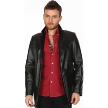 Derimont Deri Erkek İngiliz Spor Deri Mont