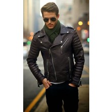 Derimont Deri Erkek Deri Mont