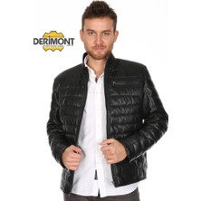 Derimont Deri Erkek Şişme Deri Mont