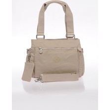 Smart Bags SMB1125-0003 Bej Kadın Omuz Çantası