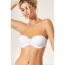 Orkide Desteksiz Balenli Kaplı Straplez Sütyen 2570 Ş