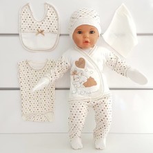 Bebegen Chery Kahve 7 li Erkek Bebek Hastane Çıkış Seti