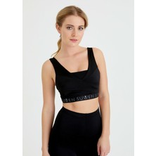 Cross Bralet - Siyah