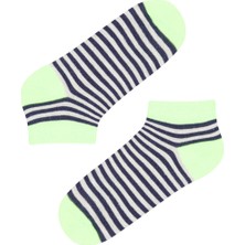 Penti Çok Renkli Erkek Çocuk Neon Striped 2'li Patik Çorap