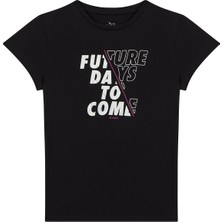 Penti Siyah Hologram T-Shirt