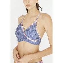 Penti Baskılı Shambala Wrap Bikini Üstü