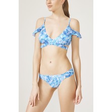 Penti Baskılı Hawai Tee Bikini Üstü