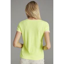 Penti Neon Sarı Chilly Tişört