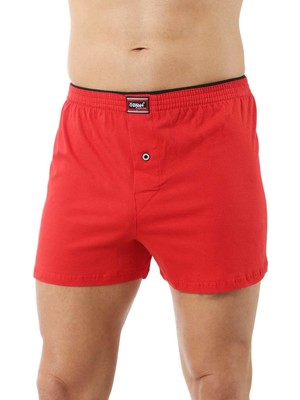Özkan 0041 Erkek Şardonlu Boxer Kırmızı M