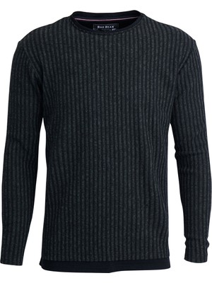 Bad Bear Haki Erkek Triko Wavy Knit Khaki