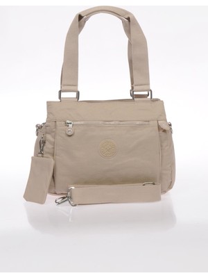 Smart Bags SMB1125-0003 Bej Kadın Omuz Çantası