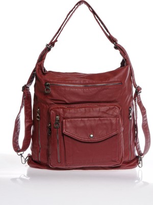 Barcelona BRC1580-0021 Bordo Kadın Omuz Çantası