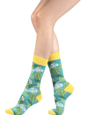 Ozzy Socks Lime Desenli Çorap