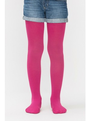 Penti Kız Çocuk Pretty Extra Cotton Fuşya Külotlu Çorap