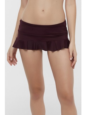 Penti Bordo Basic Skirtkini Bikini Altı