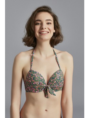 Penti Baskılı Carina Cup Bikini Üstü