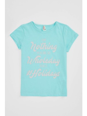 DeFacto Kız Çocuk Regular Fit Kısa Kollu Body M7562A620SP