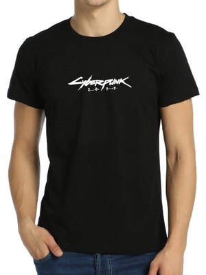 Bant Giyim Cyberpunk 2077 Samurai Siyah Erkek Tişört