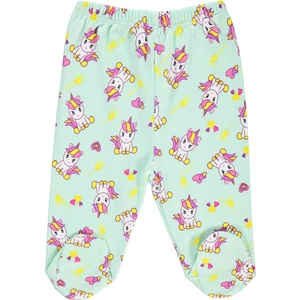 Kız Bebek Patikli Tek Alt 0-6 Ay Mint Yeşili