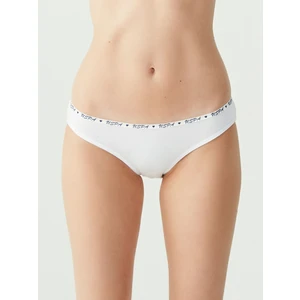 U.S. Polo Assn. Kadın Beyaz - Somon - Gri Melanj 66209 3'lü Slip