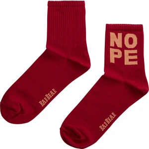 Bad Bear Nope Tall Bordo Erkek Çorap 19.02.02.032-C20