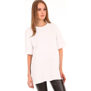 4123 Kol Katlı Yırtmaçlı Salaş T-Shirt