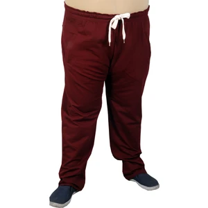 Modexl Büyük Beden Erkek Eşofman Altı Classic 2 Ip 11100 Bordo