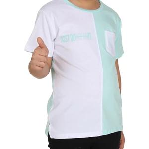 Erkek Çocuk Cepli Arka Baskılı T-Shirt