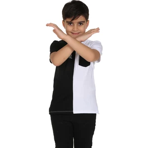 Erkek Çocuk Cepli Arka Baskılı T-Shirt
