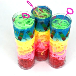 Renkli İnce Lastik Toka 3 Paket