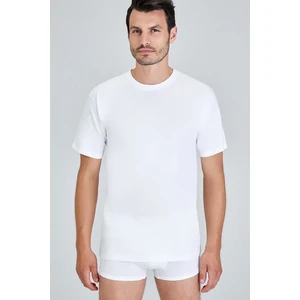 Kısa Kol Sıfır Yaka Koton  Modal Erkek Eduardo 2'li T-Shirt