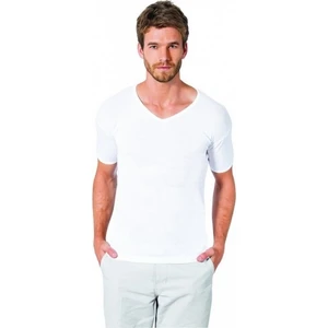 Donex 2130 Erkek Ribana V Yaka Atlet Beyaz