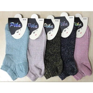 Pika 12'li Kadın Simli Çorap