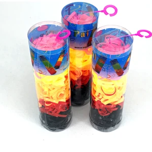 Karışık Renkli Ince Lastik Toka 3 Paket