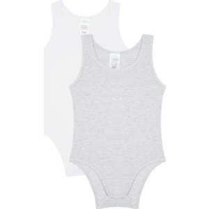 Çok Renkli Kız Çocuk Basic 2'li Bodysuit