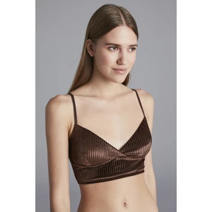 Bakır Kahve Corded Bralet
