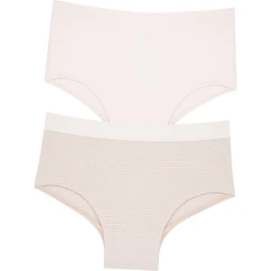 Çok Renkli Teen Latte Seamless 2'li Hipster Külot