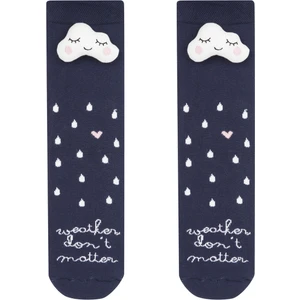 Lacivert Weather Soket Çorap