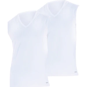 BLACKSPADE 9227 ERKEK 2 Lİ LOOSE FİT V YAKA BEYAZ SIFIR KOL ATLET