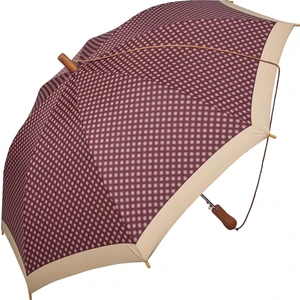 Snotline Kadın Uzun Baston Şemsiye Çiçek Desenli Mor 14L