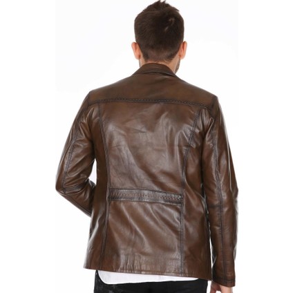 Deri Erkek Jack Casual Deri Mont indirimleri